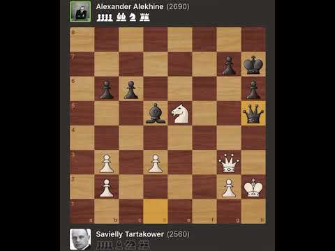 Savielly Tartakower vs Alexander Alekhine | Semmering - Austria, 1926