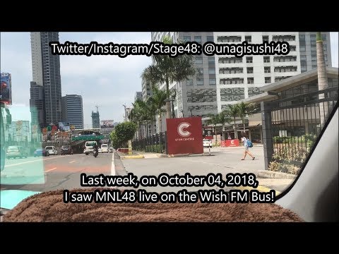 [English] [7th MNL48 video] Event: I watched MNL48's radio performance on the Wish FM 107.5 Bus!