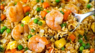 SHRIMP 🍤 FRIED RICE RECIPE! EASY & FAST! IM COOKING NOW?
