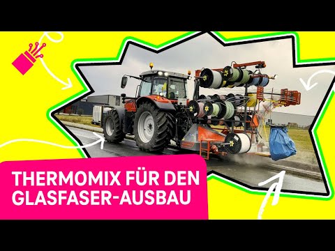 Thermomix für den Glasfaserausbau: Diamant-Mikrotrenching