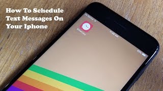 How To Schedule Text Messages On Iphone X / 8 / 8 Plus / 7 / 7 Plus - Fliptroniks.com