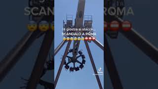 UNA GIOSTRA SI STACCA A ROMA!