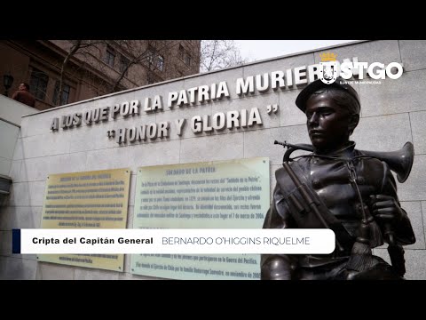 Turismo en Santiago de Chile. Cripta del Capitán General Bernardo O'Higgins Riquelme