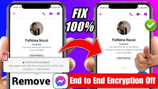 How to Remove end to end encryption in Messenger 2024 | Remove End to End Encryption on Messenger