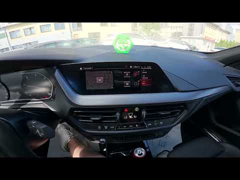 Wie passe ich das Hauptmenü im BMW 1er (F40, 2019–2024) an?