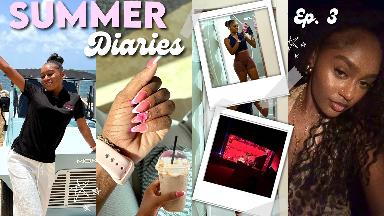 Summer Diaries ep. 3🏝️ | shoots, new nails, gym, coffee, Tropixx, mukbang etc.. | ItssNiquess