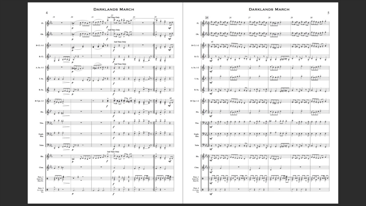 Darklands March - Randall D. Standridge - Grade 2, Grand Mesa Music