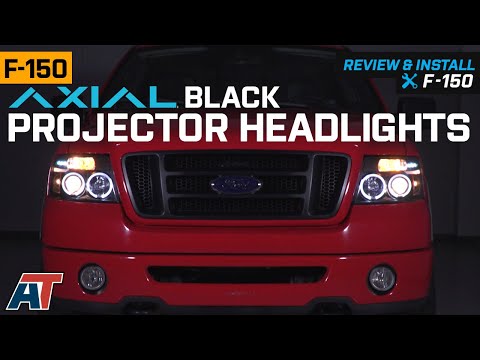 2004-2008 F150 Axial Black Projector Headlights Review & Install