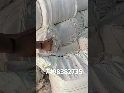 Plain white upland cotton waste bale, for textile industry