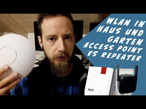 WLAN in home and garden, access point vs. repeater, Ubiquiti AP, AVM Fritzbox or XIAOMI