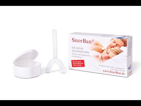 Snorban Anti Snurkbeugel mondstuk op maat maken instructiefilm.