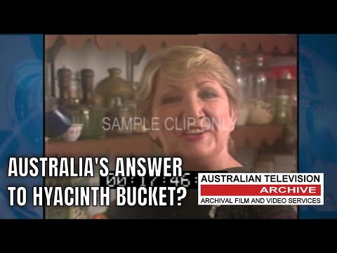 Australia's Hyacinth Bucket? Watch the Bloopers from this All Australian Kambrook Commercial  (1983)