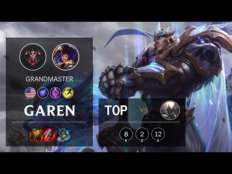 Garen Top vs Pantheon - NA Grandmaster Patch 10.25