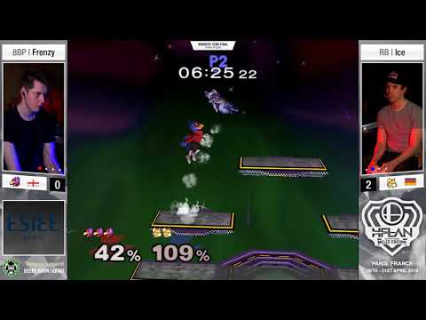 HFLAN 19 - Ice (Fox) Vs. Frenzy (Falco) - Winners Semis - Melee Singles
