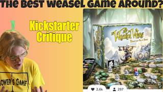 Weasel Wars (C+) Big box of plastic Weasels - Kickstarter Critique Review