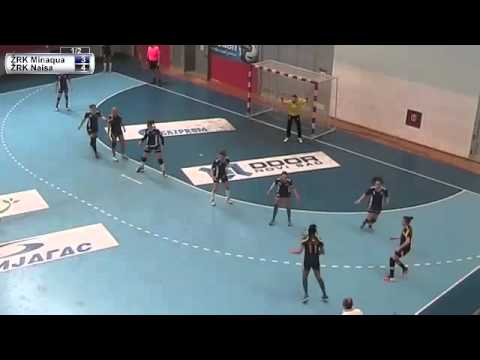 28.01.2016. ŽRK Minaqua - ŽRK Naisa - 1. poluvreme