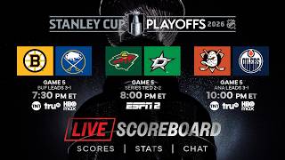 ???? LIVE Stanley Cup Playoffs Round 1 Scoreboard & Chat  4/28 ????????