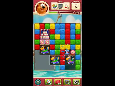 Toon Blast Level 8233 - NO BOOSTERS 🐻🐺🐱 | SKILLGAMING ✔️