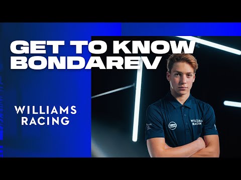 Get to know Oleksandr Bondarev | Williams Academy Driver | Williams Racing