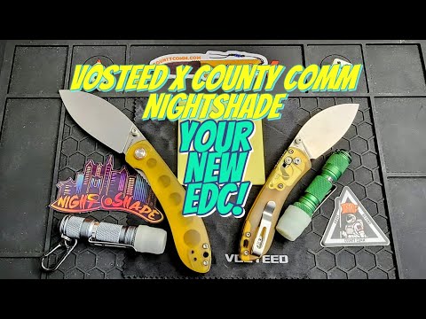 KOTY CONTENDER! Vosteed x County Comm Nightshade Best Budget EDC Knife of 2024? Discount code 👇 #fyp