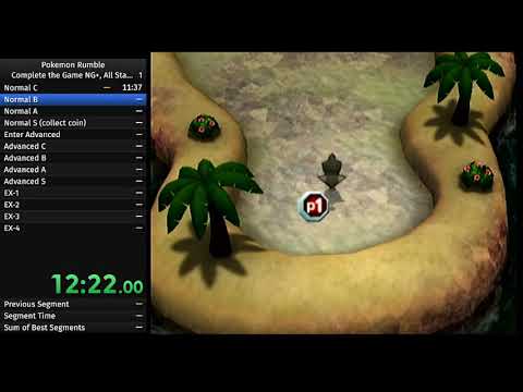 Pokemon Rumble - Complete the Game, All Stages, NG+ Speedrun in 2:07:06 [Former WR]