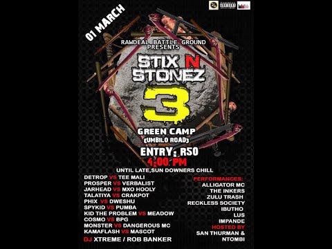 RAWDEAL BATTLE GROUND, Stix n Stonez. PROSPER vs VERBALIST