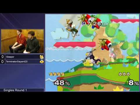 MMOM174 SSBM - Glasper (Fox) vs. TS420 (Sheik) - Melee WR2