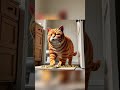 This Cute Orange Tabby Cat Was So Hungry That It Ate Fruits Catlover Animalbehavior
