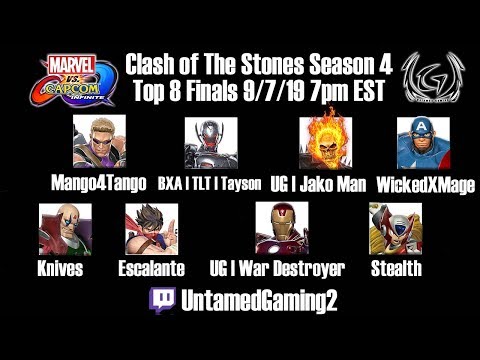 MVCI Clash of The Stones Season 4 PS4 Online Tournament Top 8 Finals 9/7/19