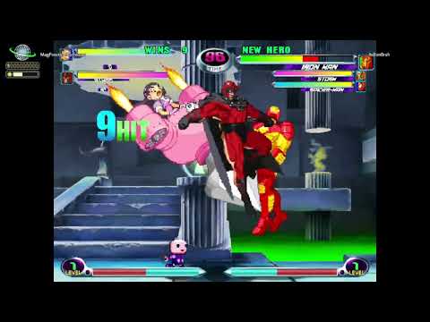 MvC2: Romneto - Sushi Tag to Magneto/Tron Infinite (1 Player Mode for 16 sec) vs IM .:3.18.25:.