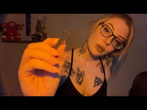 ASMR Girlfriend Pampers You - Scalp Massage, Eyebrows, Grooming