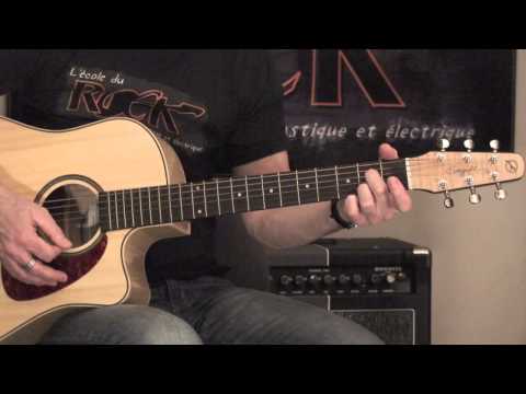 Mini-Blues 1-4-5 acoustique en E