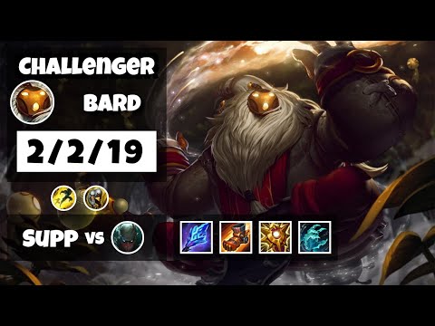 Bard vs Pyke EU Challenger SUPPORT (2/2/19) - v11.18