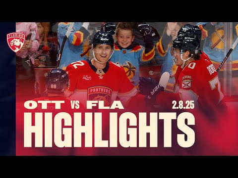 Panthers vs Senators Highlights | 2.8.25
