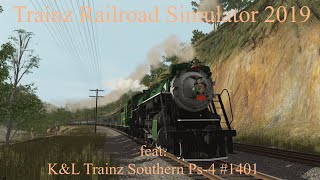 Trainz Railroad Simulator 2019 feat. K&L Trainz Southern Ps-4 #1401