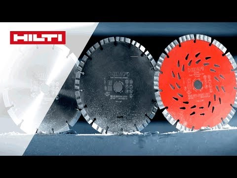VORSTELLUNG der neuen Generation Hilti Diamanttrennscheiben - Leistungsstark und Innovativ!