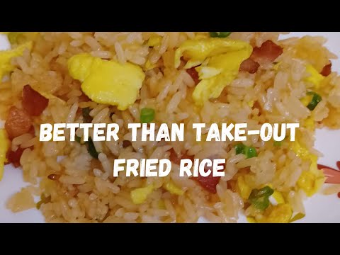 How to Cook Egg and Bacon Fried Rice | simple fried rice recipe | fried rice without a wok