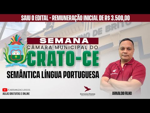 CRATO/CE - Semântica Língua Portuguesa - Prof. Arnaldo Filho