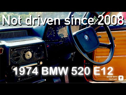 First drive since 2008 - 1974 BMW E12 520