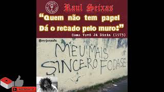 Raul Seixas - Como Vovó Já Dizia (Óculos Escuros) [Versão Alternativa]