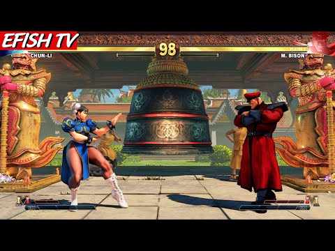 LEVEL 8 Chun Li vs M Bison STREET FIGHTER V HARDEST BATTLE MATCH