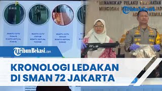 CCTV Bongkar Kronologi Momen sebelum Ledakan Hebat di SMAN 72 Jakarta