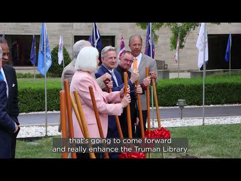 Truman Library Landscaping Ground Breaking