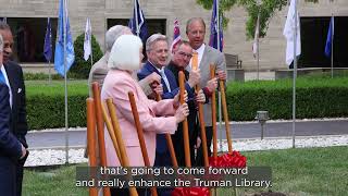 Truman Library Landscaping ground breaking
