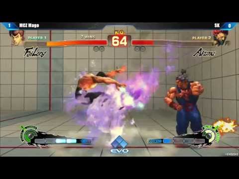 [EVO 2013 SSFIV AE] MCZ Mago (Fei Long) vs SK (Akuma)