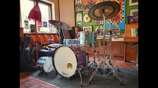 Video thumbnail for Hayman Vibrasonic Vintage Drumkit Soundcheck by Rumpuli