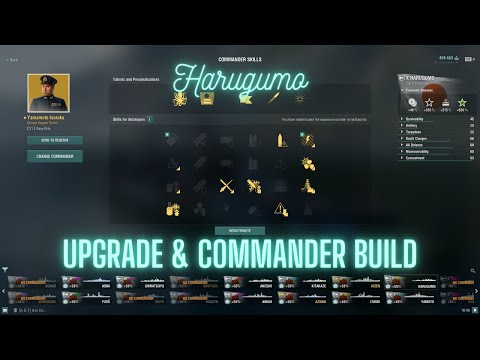 World of Warships - Harugumo: Upgrade & Commander Build