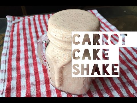 Healthy Carrot Cake Smoothie Recipe | How To Make A High Protein Low Calorie Carrot Cake Smoothie
