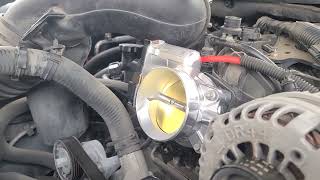 Replacing throttle body and Tps sensor. engine code p2135, p2119, p0121 fix and repair.