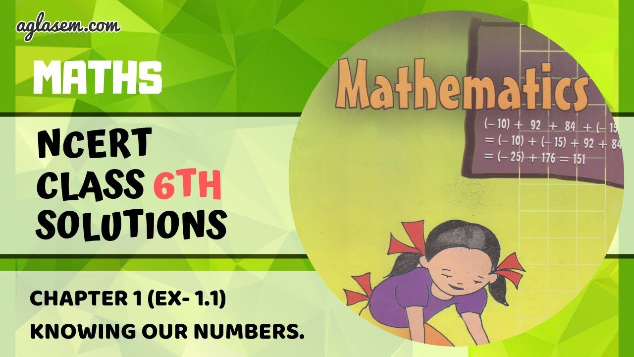 NCERT Math Solutions for Class 6 Chapter 1